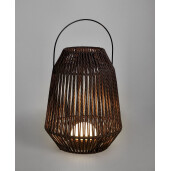 Felinar led otel gri sfoara maro Taiki Ø25,5x33h