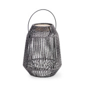 Felinar led otel gri sfoara gri Taiki Ø25,5x33h