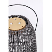 Felinar led otel gri sfoara gri Taiki Ø25,5x33h