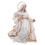 Figurina Fecioara Maria textil multicolor 33x33x55,9h