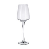 Suport lumanare sticla transparenta 11,5 x 35 cm