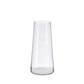 Vaza flori sticla transparenta 18 x 42 cm