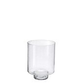 Vaza flori sticla transparenta 18 x 24 cm