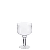 Vaza flori sticla transparenta  15,5 x 24 cm