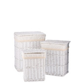 Set 3 cosuri depozitare 32 x 21 x 40,5, 38,5 x 28,5 x 49, 45 x 34,5 x 57,5 cm