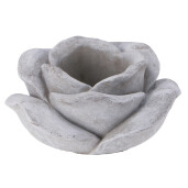 Ghiveci flori beton gri  17,5 x 9,5 cm