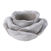 Ghiveci flori beton gri 22 x 10 cm