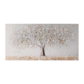Tablou decorativ olegrafie pe panza Copac 40 x 80 cm