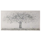 Tablou decorativ olegrafie pe panza Copac 60 x 120 cm