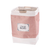 Set 3 cosuri rufe, depozitare panza multicolora 43 x 43 x 56 cm