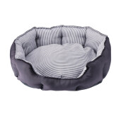 Culcus animale textil gri alb 56 x 47 x 19 cm