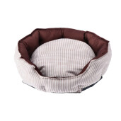 Culcus animale textil maro alb 56 x 47 x 19 cm