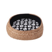 Culcus animale, sfoara natur bumbac alb negru 58 x 13 cm
