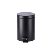 Cos gunoi cu clapeta fier negru 17 x 26 cm,3 L