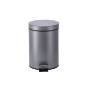 Cos gunoi cu clapeta fier gri 17 x 26 cm,3 L