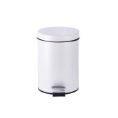 Cos gunoi cu clapeta fier alb 17 x 26 cm,3 L
