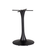 Picior masa otel negru Giunone Ø53x72h