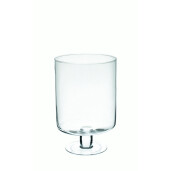 Vaza flori sticla transparenta 19 x 29 cm