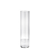 Vaza flori sticla transparenta 12 x 50 cm