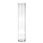 Vaza flori sticla transparenta 12 x 60 cm