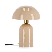 Veioza metal roz auriu Donya Ø26x37h