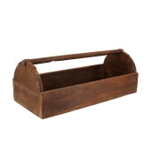 Cutie depozitare lemn maro 62 x 27 x 23 cm