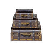 Set 3 cutii depozitare Valize  28 x 16 x 10,  40 x 23 x 15, 45 x 31 x 18 cm