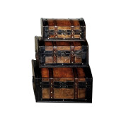 Set 6 Cufere depozitare 22 x 14,5 x 10,5,  26 x 19 x 14,5, 30 x 23 x 18 cm