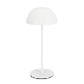 Veioza metal alb Beren Ø13x28h