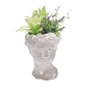 Plante artificiale suculente in ghiveci II 14 x 14 x 27 cm