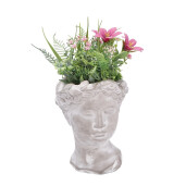 Plante artificiale in ghiveci, roz verzi 14 x 14 x 30 cm