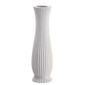 Vaza flori ceramica alba Tribeca 13,5 x 46 cm