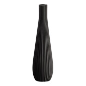 Vaza flori ceramica neagra Tribeca 19 x 76 cm