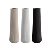Set 3 vaze flori ceramica multicolora Tribeca  14,5 x 48,5 cm