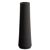 Vaza flori ceramica neagra Tribeca 14,5 x 48,5 cm