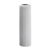 Vaza flori ceramica alba Tribeca II 13,5 x 45 cm