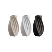 Set 3 vaze flori ceramica multicolora Tribeca 16 x 16 x 34 cm