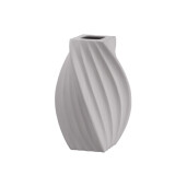 Vaza flori ceramica bej Tribeca  21,5 x 21,5 x 44,5 cm