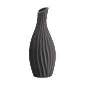 Vaza flori ceramica neagra Tribeca 19,5 x 15,5 x 55 cm