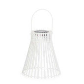 Felinar incarcare solara otel alb Svas Ø24x26-38h