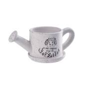 Set 6 ghivece flori ceramica alba neagra Stropitoare  33 x 16 x 13 cm