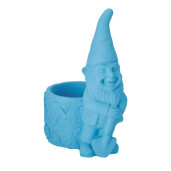 Ghiveci flori ciment albastru Gnom 20 x 13,5 x 25.5 cm