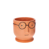 Ghiveci flori piatra maro Face 17 x 16,5 cm