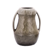Vaza flori ceramica gri 18 x 23 cm