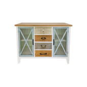 Comoda lemn multicolor 105 x 36 x 78 cm