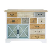 Comoda lemn multicolor 108 x 35 x 89 cm