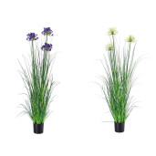 Set 2 flori artificiale in ghiveci 17 x 150 cm 