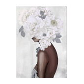 Tablou decorativ olegrafie pe panza III Woman 70 x 100 cm