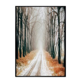 Set 2 tablouri decorative olegrafie pe panza Peisaje 50 x 70 cm