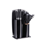 Set 17 ustensile cu suport, bucatarie 22 x 14 x 36 cm